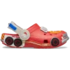 Klassische „Iam Fire Truck Lights“-Clogs für Kleinkinder mit Riemen am Fersenbereich Klassische „Iam Fire Truck Lights“-Clogs für Kleinkinder mit Riemen am Fersenbereich