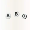 Kleine „Friendship Letter C“-Jibbitz-Anstecker Kleine „Friendship Letter C“-Jibbitz-Anstecker