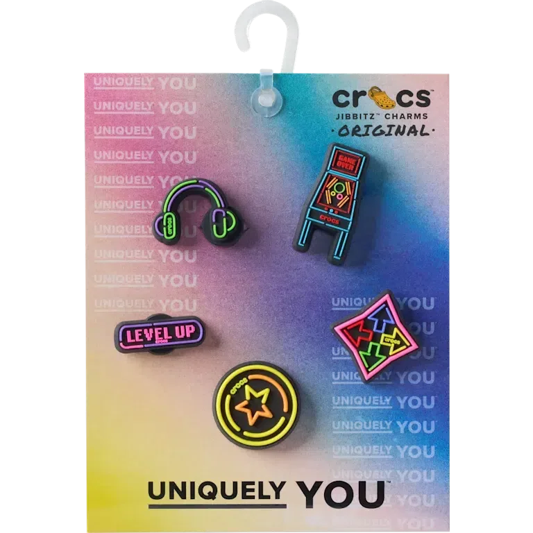 Level Up Gamer 5er-Pack Jibbitz-Anstecker Level Up Gamer 5er-Pack Jibbitz-Anstecker