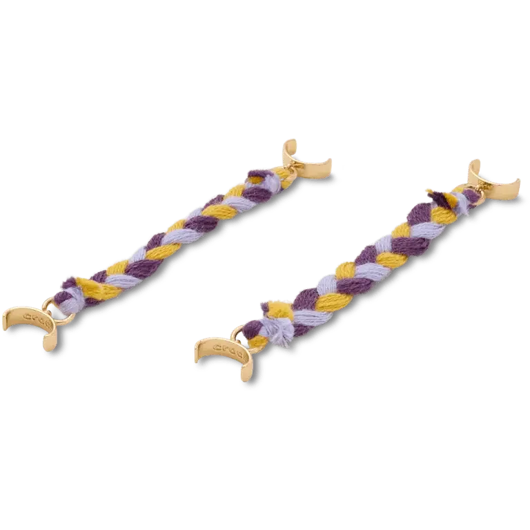 Mehrfach gewebte Sandalen-Kette, 2er-Pack Jibbitz-Anstecker Mehrfach gewebte Sandalen-Kette, 2er-Pack Jibbitz-Anstecker