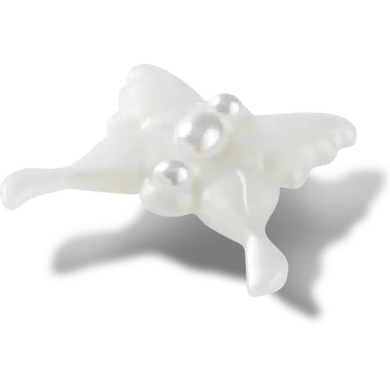 Meta Jelly White Butterfly Jibbitz™-Anstecker Meta Jelly White Butterfly Jibbitz™-Anstecker