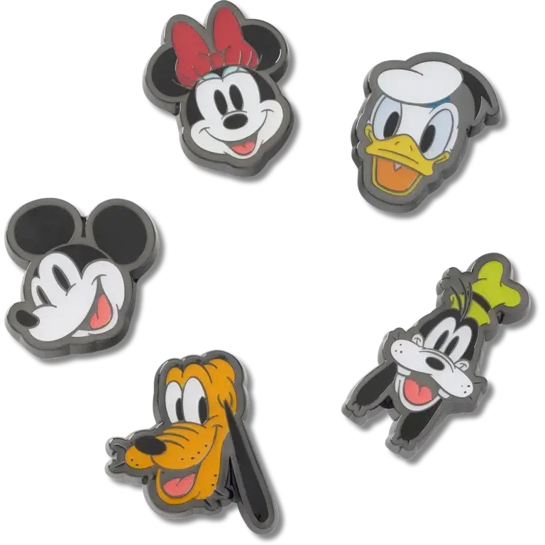 Mickey & Friends Elevated 5er-Pack Jibbitz-Schuhanhänger Mickey & Friends Elevated 5er-Pack Jibbitz-Schuhanhänger