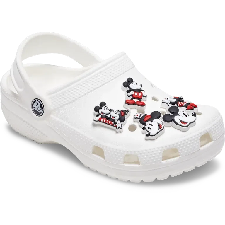 Mickey und Minnie PVC 5er-Pack Jibbitz-Anstecker Mickey und Minnie PVC 5er-Pack Jibbitz-Anstecker