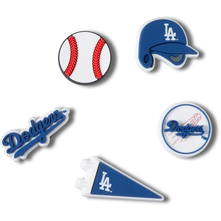 MLB Los Angeles Dodgers 5er-Pack Jibbitz-Anstecker MLB Los Angeles Dodgers 5er-Pack Jibbitz-Anstecker