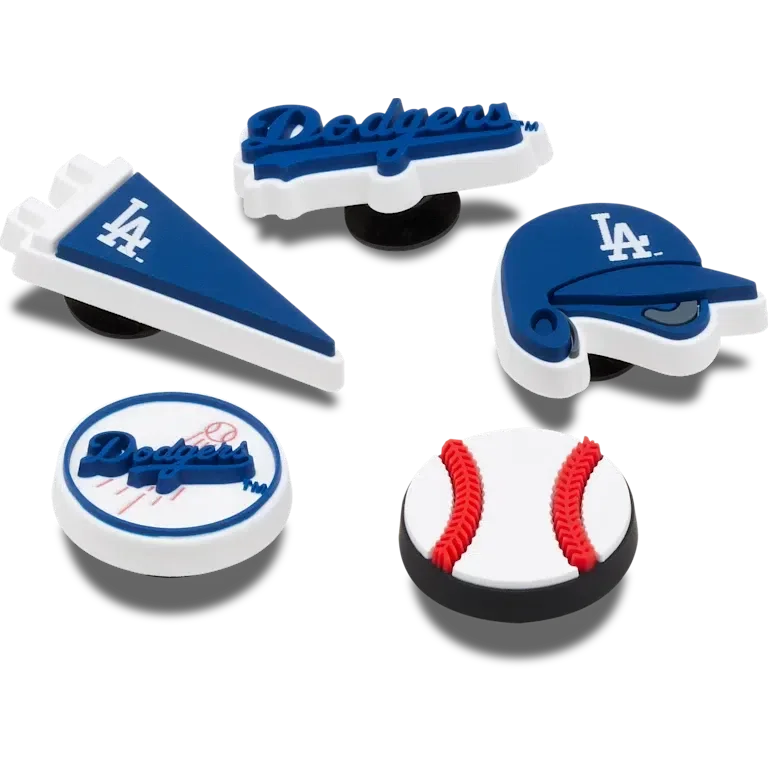 MLB Los Angeles Dodgers 5er-Pack Jibbitz-Anstecker MLB Los Angeles Dodgers 5er-Pack Jibbitz-Anstecker