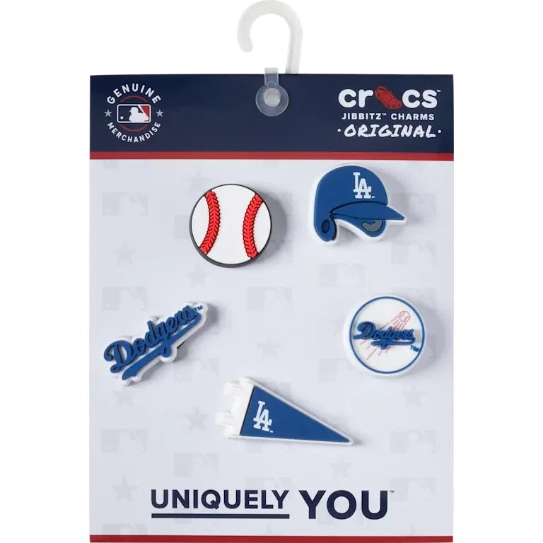 MLB Los Angeles Dodgers 5er-Pack Jibbitz-Anstecker MLB Los Angeles Dodgers 5er-Pack Jibbitz-Anstecker