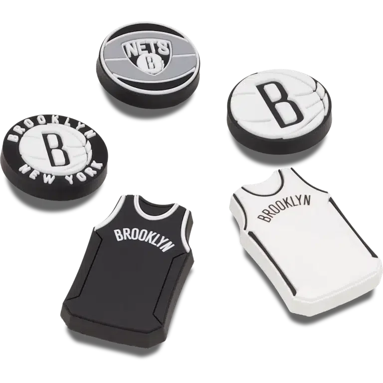NBA Brooklyn Nets 5er-Pack Jibbitz-Anstecker NBA Brooklyn Nets 5er-Pack Jibbitz-Anstecker