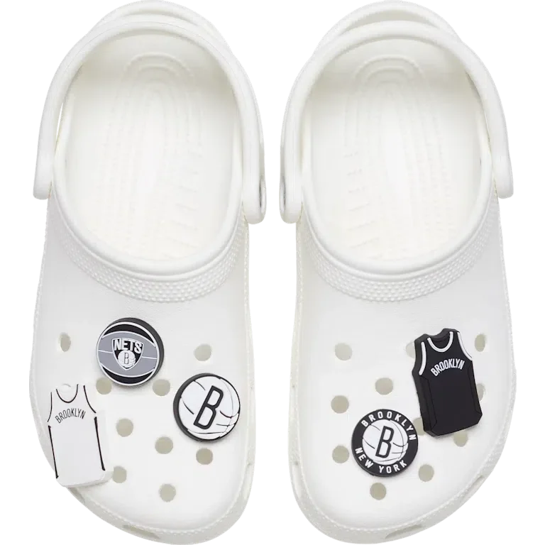 NBA Brooklyn Nets 5er-Pack Jibbitz-Anstecker NBA Brooklyn Nets 5er-Pack Jibbitz-Anstecker