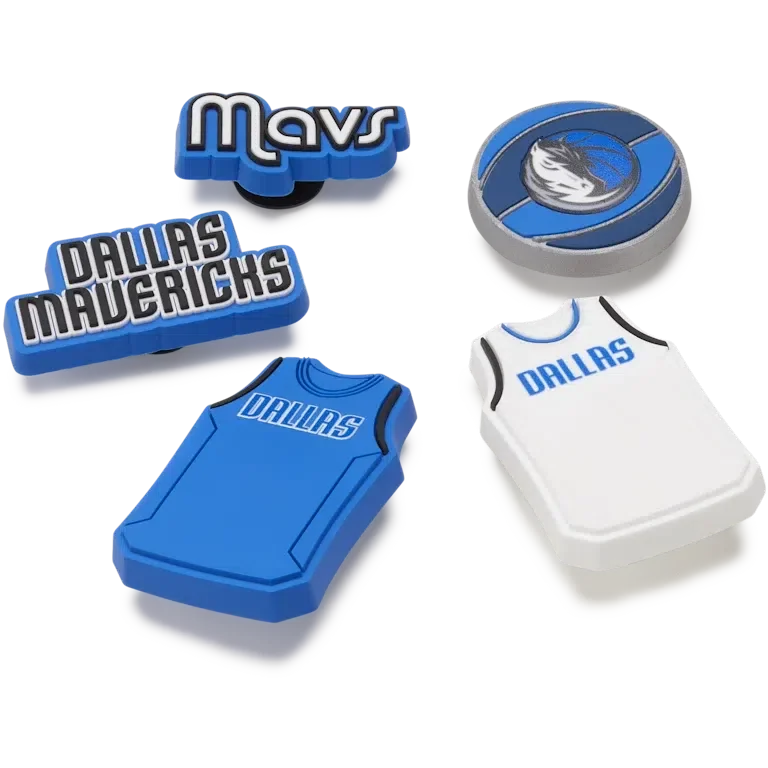 NBA Dallas Mavericks 5er-Pack Jibbitz-Anstecker NBA Dallas Mavericks 5er-Pack Jibbitz-Anstecker