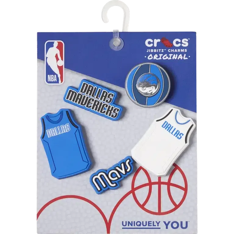 NBA Dallas Mavericks 5er-Pack Jibbitz-Anstecker NBA Dallas Mavericks 5er-Pack Jibbitz-Anstecker