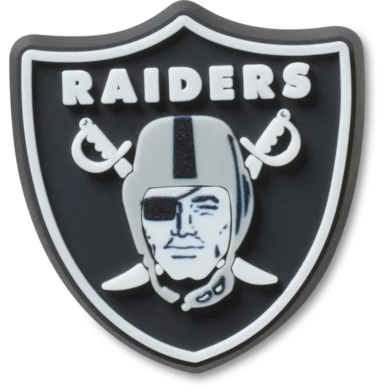 NFL Las Vegas Raiders Logo Jibbitz™-Anstecker NFL Las Vegas Raiders Logo Jibbitz™-Anstecker