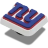 NFL New York Giants Logo Jibbitz™-Anstecker NFL New York Giants Logo Jibbitz™-Anstecker