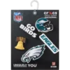 NFL Philadelphia Eagles 5er-Pack Jibbitz-Schuhanhänger