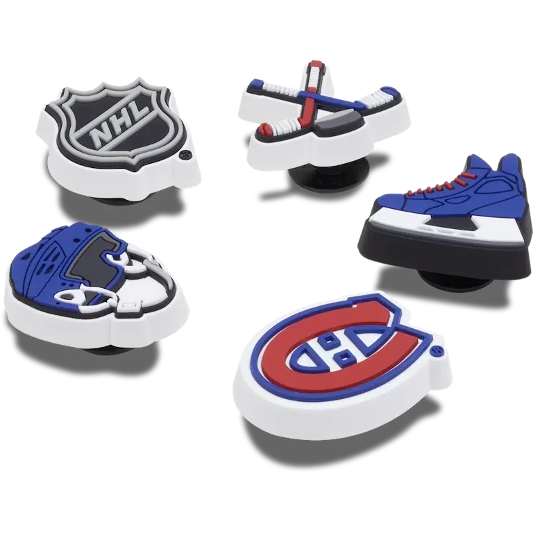 NHL® Montreal Canadiens® 5er-Pack Jibbitz™-Anstecker NHL® Montreal Canadiens® 5er-Pack Jibbitz™-Anstecker