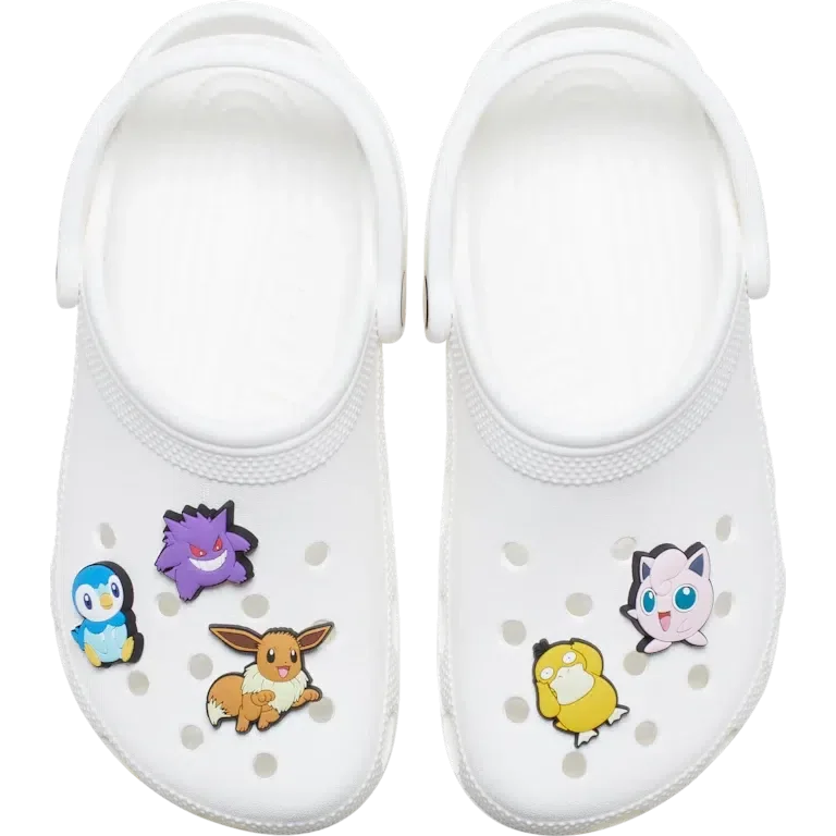 Pokémon-Mischung, 5er-Pack Jibbitz-Anstecker Pokémon-Mischung, 5er-Pack Jibbitz-Anstecker