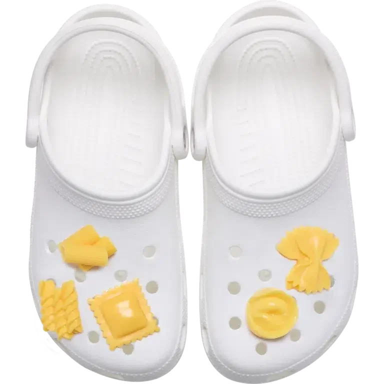 Realistische Pasta – 5er-Pack Jibbitz-Anstecker Realistische Pasta – 5er-Pack Jibbitz-Anstecker