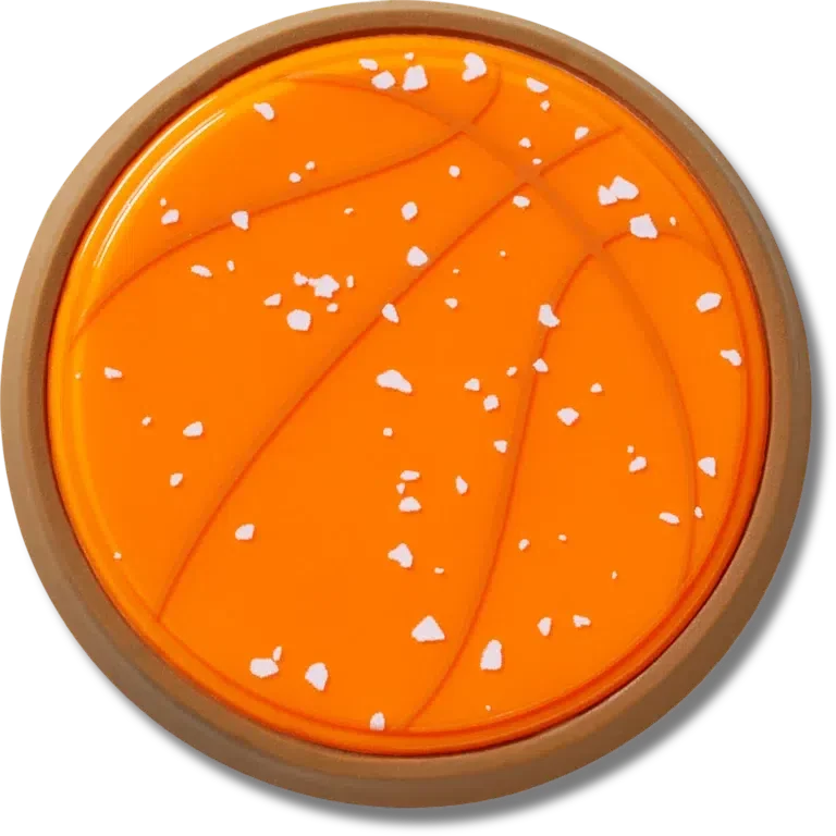 Reflektierende „Icedvice“-Basketball-Jibbitz™-Anstecker Reflektierende „Icedvice“-Basketball-Jibbitz™-Anstecker