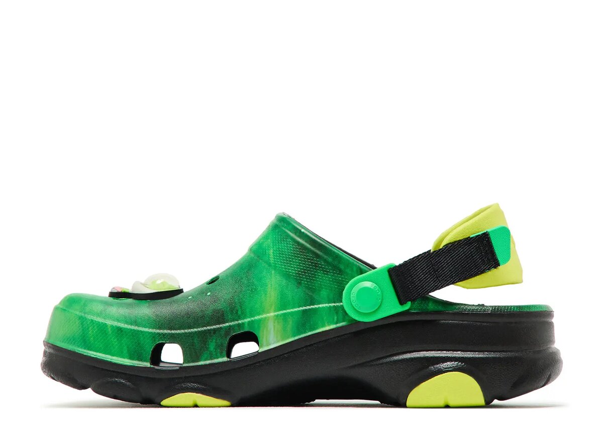 Ron English x All-Terrain Clog für Kinder „Area 54 – Green Galaxy“ Ron English x All-Terrain Clog für Kinder „Area 54 – Green Galaxy“