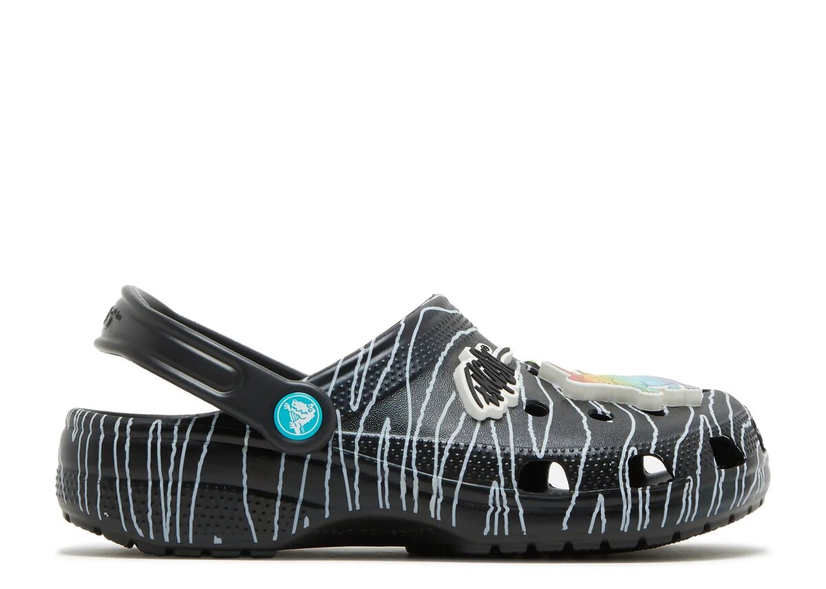 Ron English x Classic Clog Kids „Party Animals – Zebra Black“ Ron English x Classic Clog Kids „Party Animals – Zebra Black“