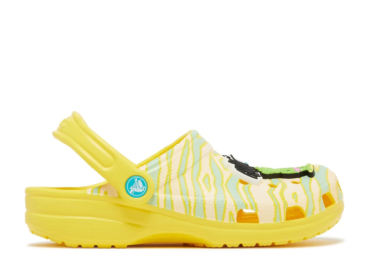 Ron English x Classic Clog Kids „Party Animals – Zebra Lemon“ Ron English x Classic Clog Kids „Party Animals – Zebra Lemon“