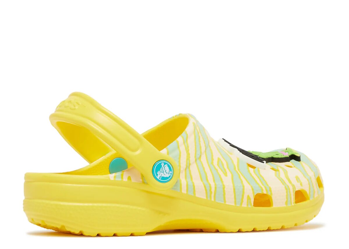 Ron English x Classic Clog Kids „Party Animals – Zebra Lemon“ Ron English x Classic Clog Kids „Party Animals – Zebra Lemon“