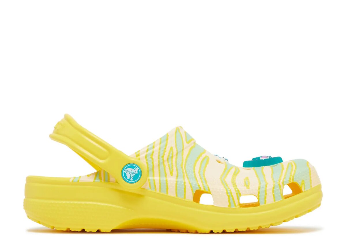 Ron English x Classic Clog Kids „Party Animals – Zebra Lemon“ Ron English x Classic Clog Kids „Party Animals – Zebra Lemon“