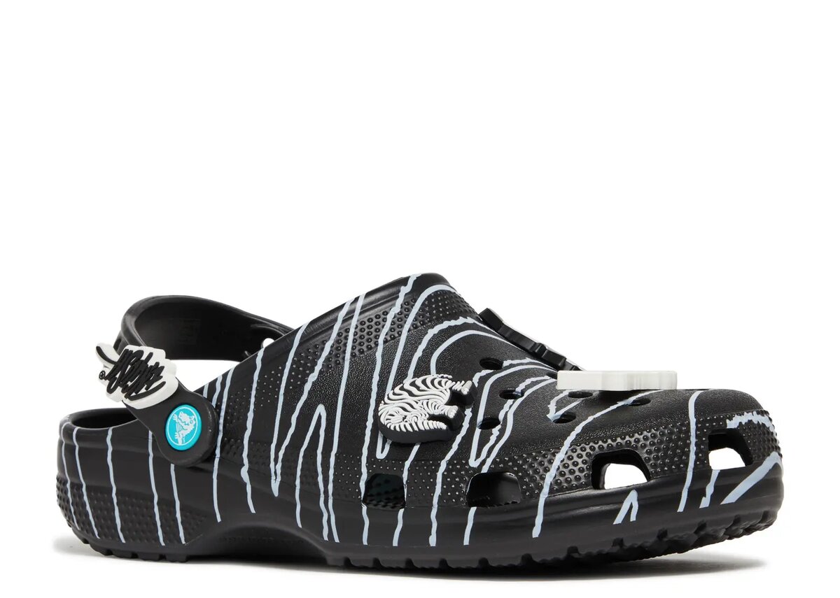 Ron English x Classic Clog „Party Animals – Zebra Black“ Ron English x Classic Clog „Party Animals – Zebra Black“