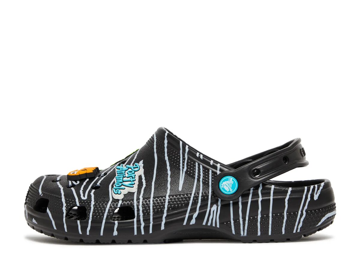 Ron English x Classic Clog „Party Animals – Zebra Black“ Ron English x Classic Clog „Party Animals – Zebra Black“