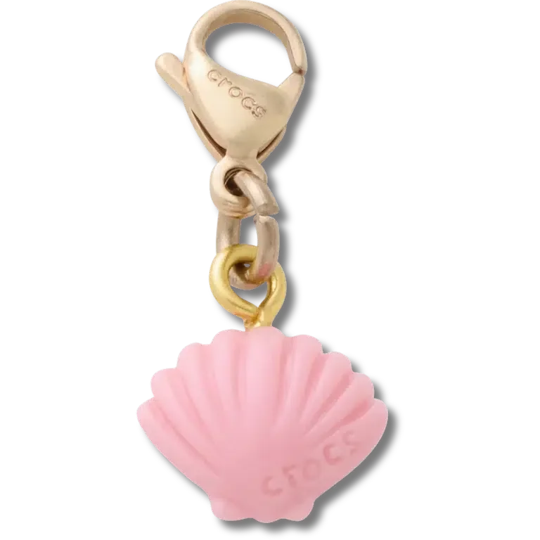 Rosa Muschel-Anhänger Jibbitz-Anstecker Rosa Muschel-Anhänger Jibbitz-Anstecker