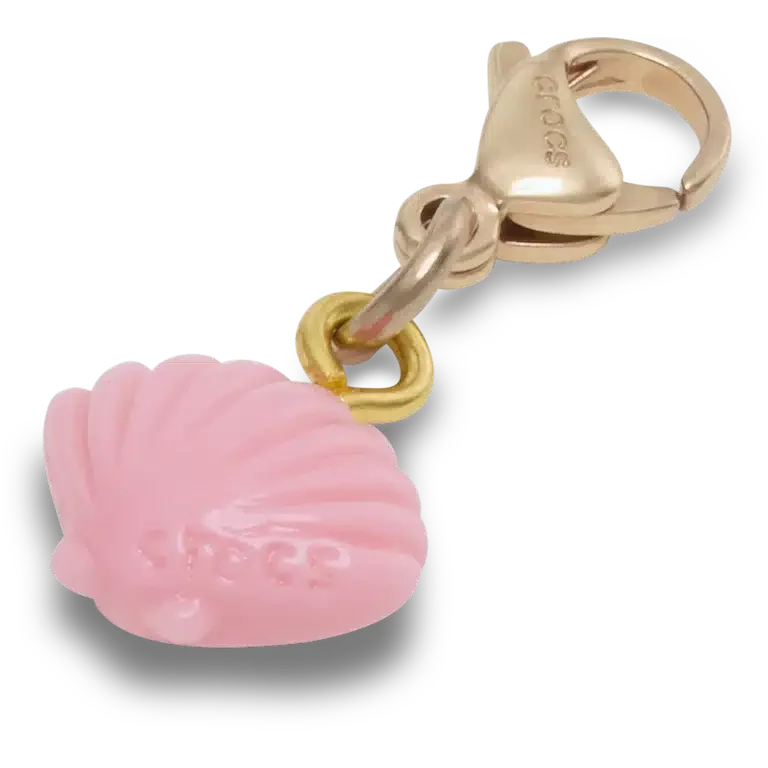 Rosa Muschel-Anhänger Jibbitz-Anstecker Rosa Muschel-Anhänger Jibbitz-Anstecker