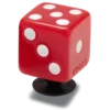 Rote Würfel-Jibbitz™-Anstecker Rote Würfel-Jibbitz™-Anstecker