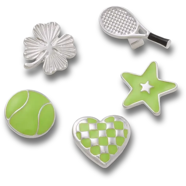 Sandal C-Anhänger „Lucky Sport“, 5er-Pack Jibbitz-Anstecker Sandal C-Anhänger „Lucky Sport“, 5er-Pack Jibbitz-Anstecker