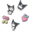 Sanrio Kuromi 5er-Pack Jibbitz-Anstecker Sanrio Kuromi 5er-Pack Jibbitz-Anstecker