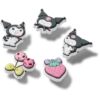 Sanrio Kuromi 5er-Pack Jibbitz-Anstecker Sanrio Kuromi 5er-Pack Jibbitz-Anstecker
