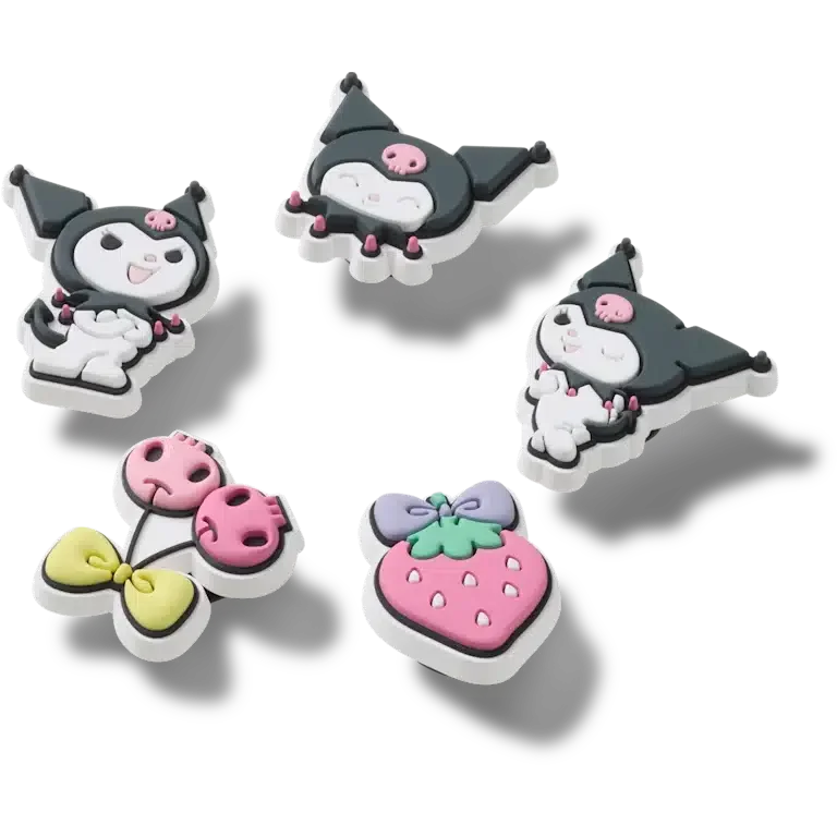 Sanrio Kuromi 5er-Pack Jibbitz-Anstecker Sanrio Kuromi 5er-Pack Jibbitz-Anstecker