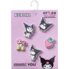 Sanrio Kuromi 5er-Pack Jibbitz-Anstecker Sanrio Kuromi 5er-Pack Jibbitz-Anstecker