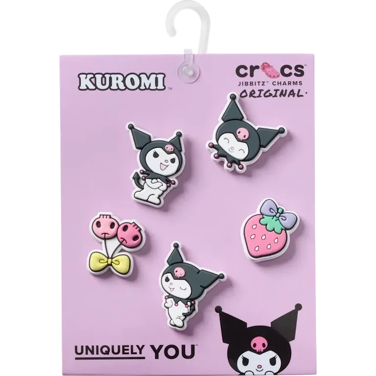 Sanrio Kuromi 5er-Pack Jibbitz-Anstecker Sanrio Kuromi 5er-Pack Jibbitz-Anstecker