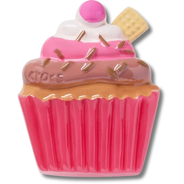 Schokoladen-Cupcake-Jibbitz-Anstecker Schokoladen-Cupcake-Jibbitz-Anstecker