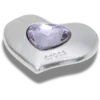 Silber- und lila Smt Gem Heart Jibbitz™-Anstecker Silber- und lila Smt Gem Heart Jibbitz™-Anstecker
