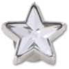 Silberner Edelstein-Glitzerstern Jibbitz™-Anstecker Silberner Edelstein-Glitzerstern Jibbitz™-Anstecker