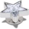 Silberner Edelstein-Glitzerstern Jibbitz™-Anstecker Silberner Edelstein-Glitzerstern Jibbitz™-Anstecker