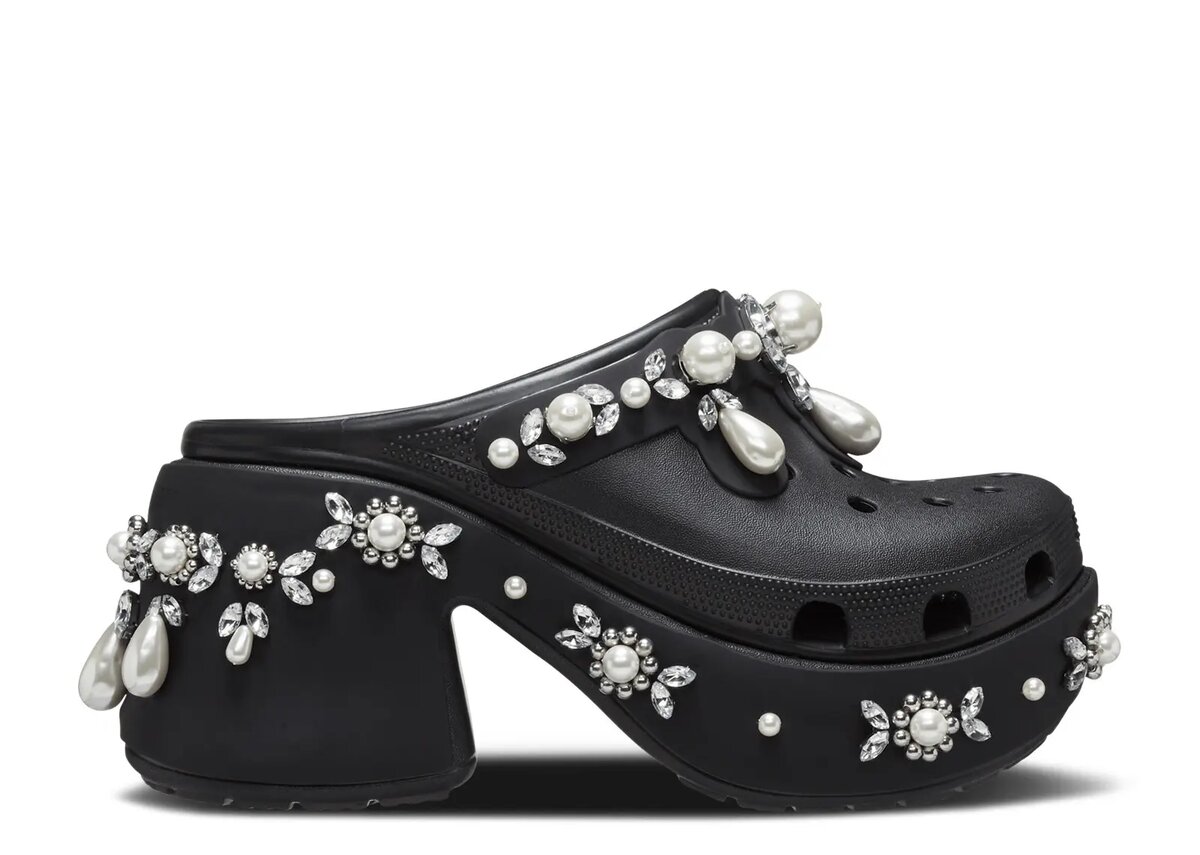 Simone Rocha x Siren Spiked Clog „Schwarz“ Simone Rocha x Siren Spiked Clog „Schwarz“