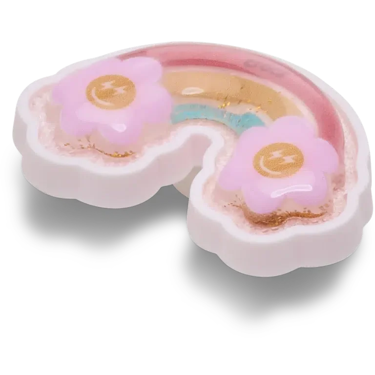 Squish-gefüllte Jibbitz-Anstecker „Daisy Rainbow“ Squish-gefüllte Jibbitz-Anstecker „Daisy Rainbow“