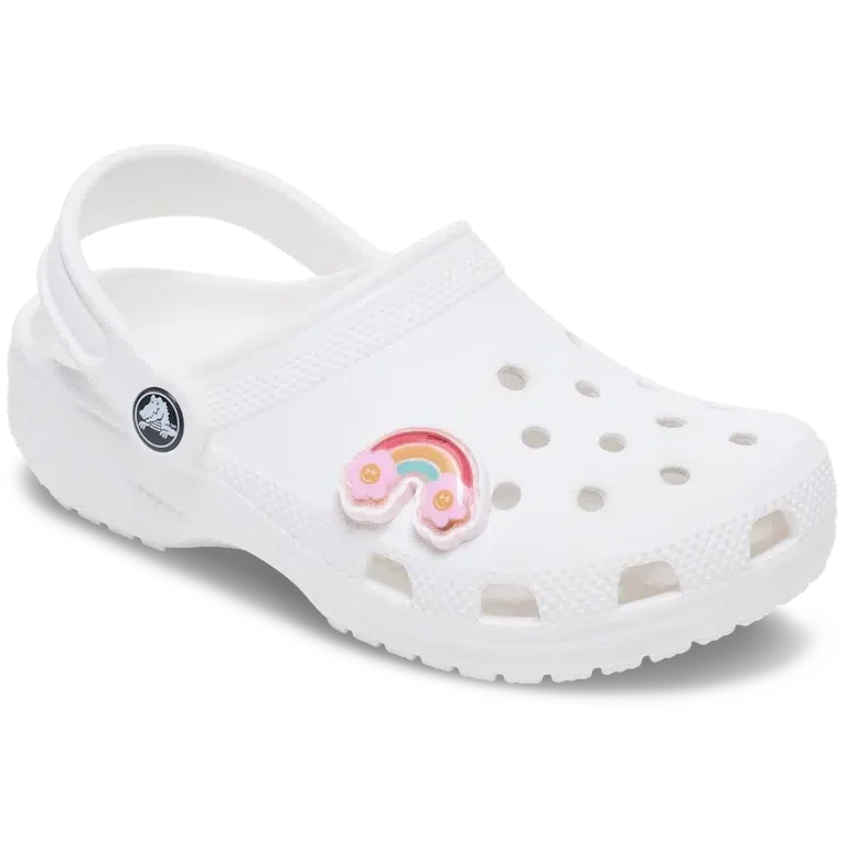 Squish-gefüllte Jibbitz-Anstecker „Daisy Rainbow“ Squish-gefüllte Jibbitz-Anstecker „Daisy Rainbow“