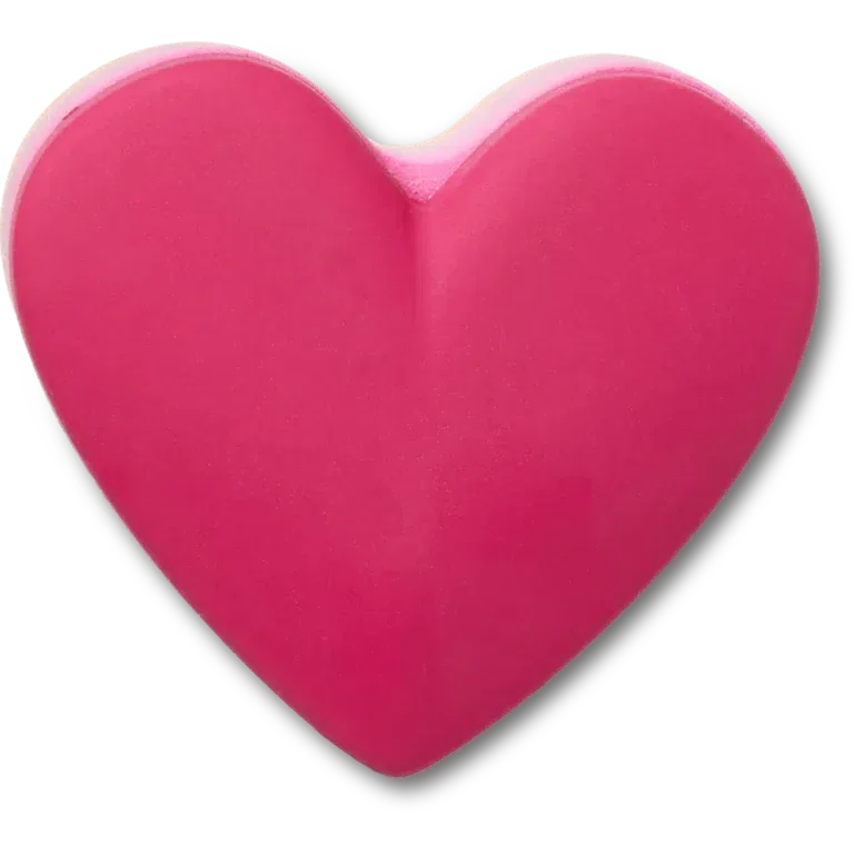 Stacked Pink Heart Jibbitz™-Anstecker Stacked Pink Heart Jibbitz™-Anstecker