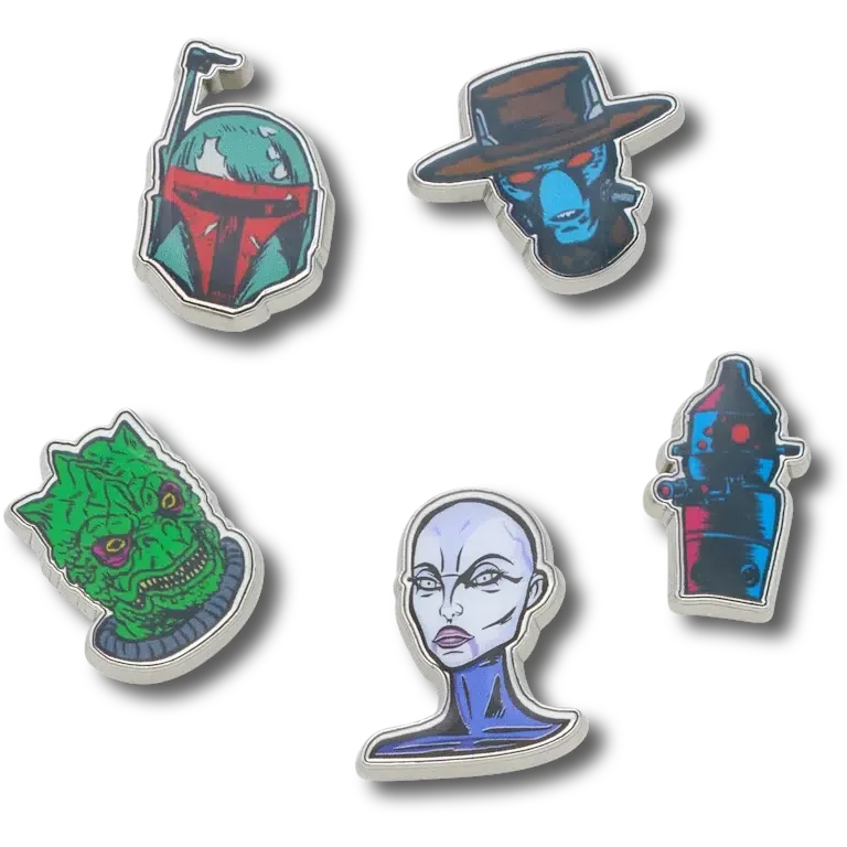 Star Wars-Charakter 5er-Pack Jibbitz-Anstecker Star Wars-Charakter 5er-Pack Jibbitz-Anstecker