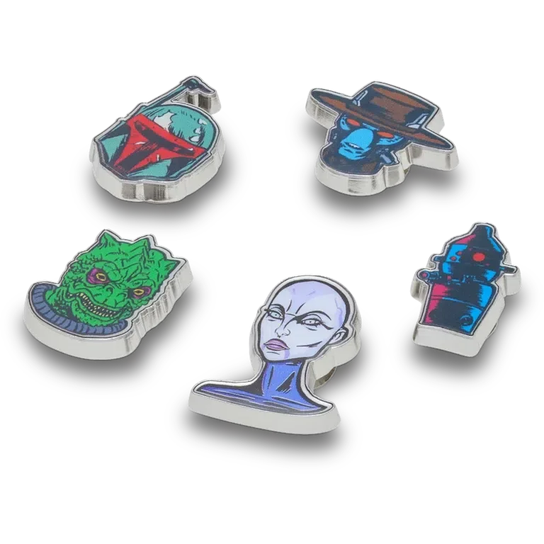 Star Wars-Charakter 5er-Pack Jibbitz-Anstecker Star Wars-Charakter 5er-Pack Jibbitz-Anstecker