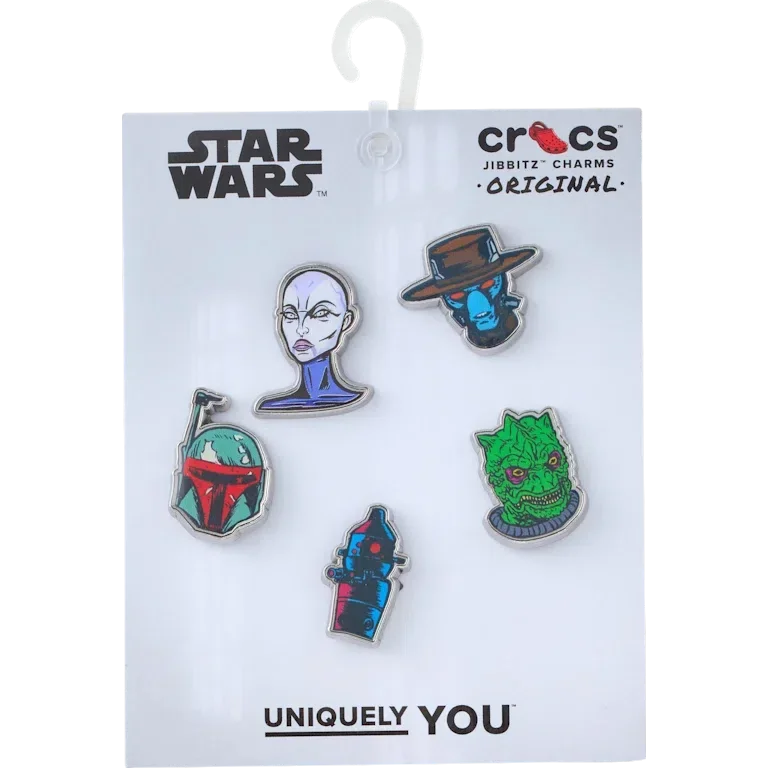Star Wars-Charakter 5er-Pack Jibbitz-Anstecker Star Wars-Charakter 5er-Pack Jibbitz-Anstecker