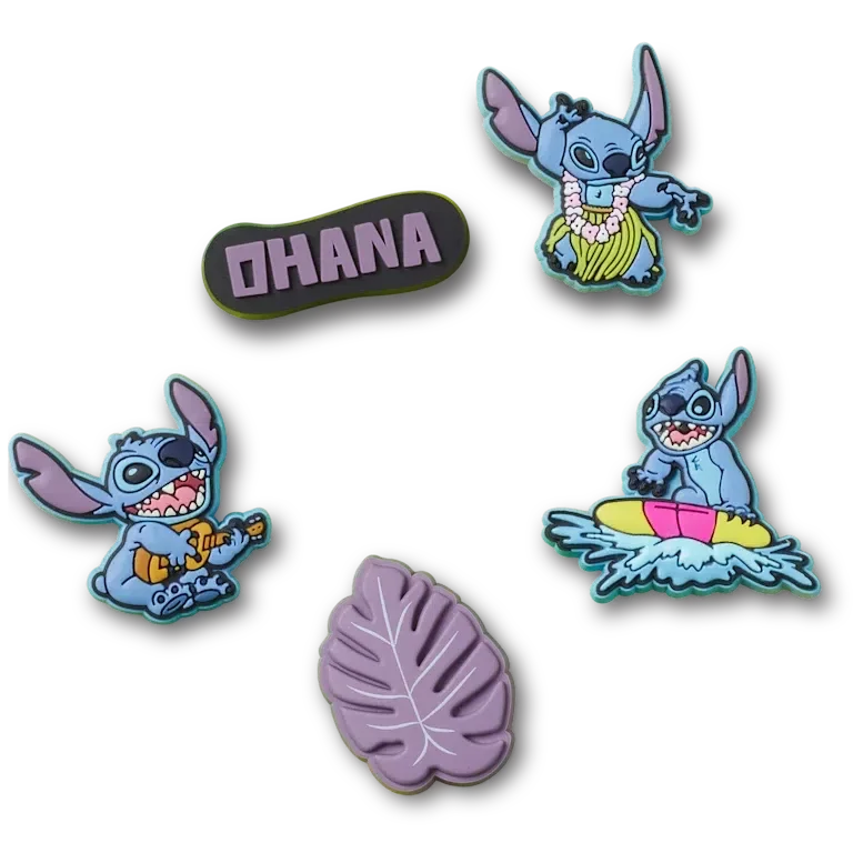 Stitch Tropical 5er-Pack Jibbitz-Anstecker Stitch Tropical 5er-Pack Jibbitz-Anstecker