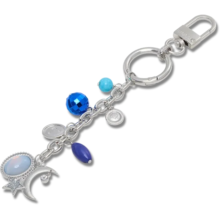 Taschenanhänger mit Mond und Sternen Taschenanhänger mit Mond und Sternen